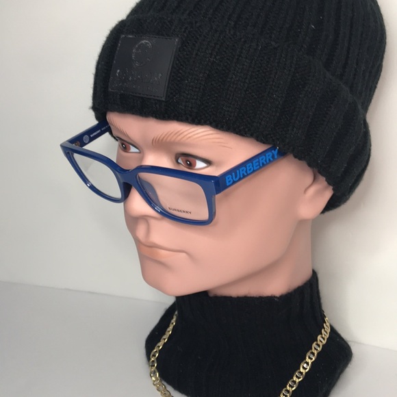 Authentic Burberry Charlie Demo Rectangular Men's Eyeglasses BE2379U 4058 55
